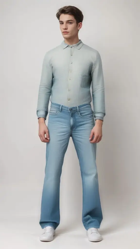 Blue Straight Fit Jeans