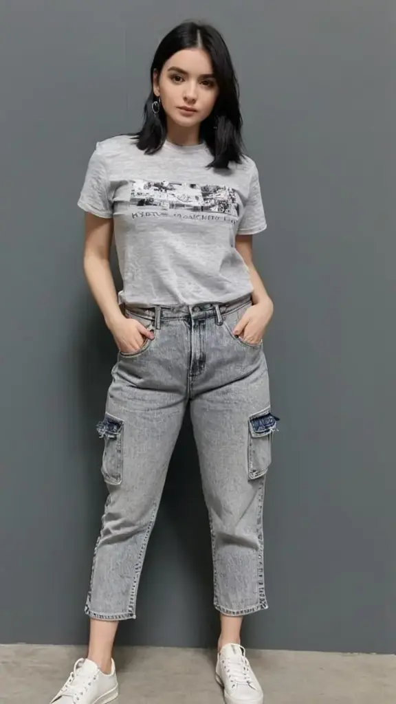 Grey StraightFit Jeans